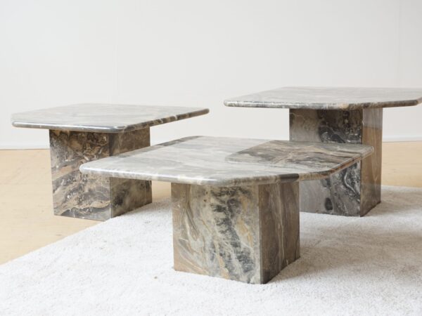 1970’s Italian Marble side tables