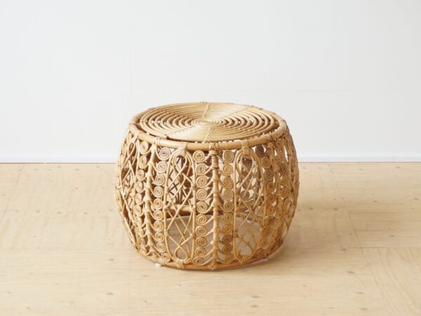 Rattan Pouf