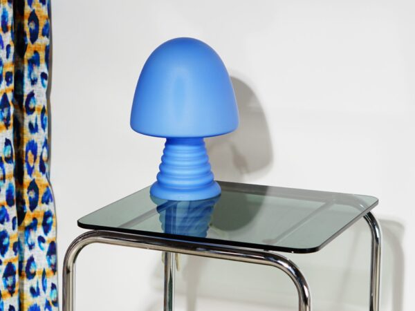 Peill & Putzler, Mushroom Table Lamp, Blue, Satinated glass